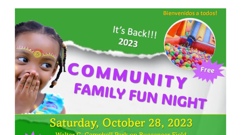 Volunteer at the Annual Community Family Fun Night!