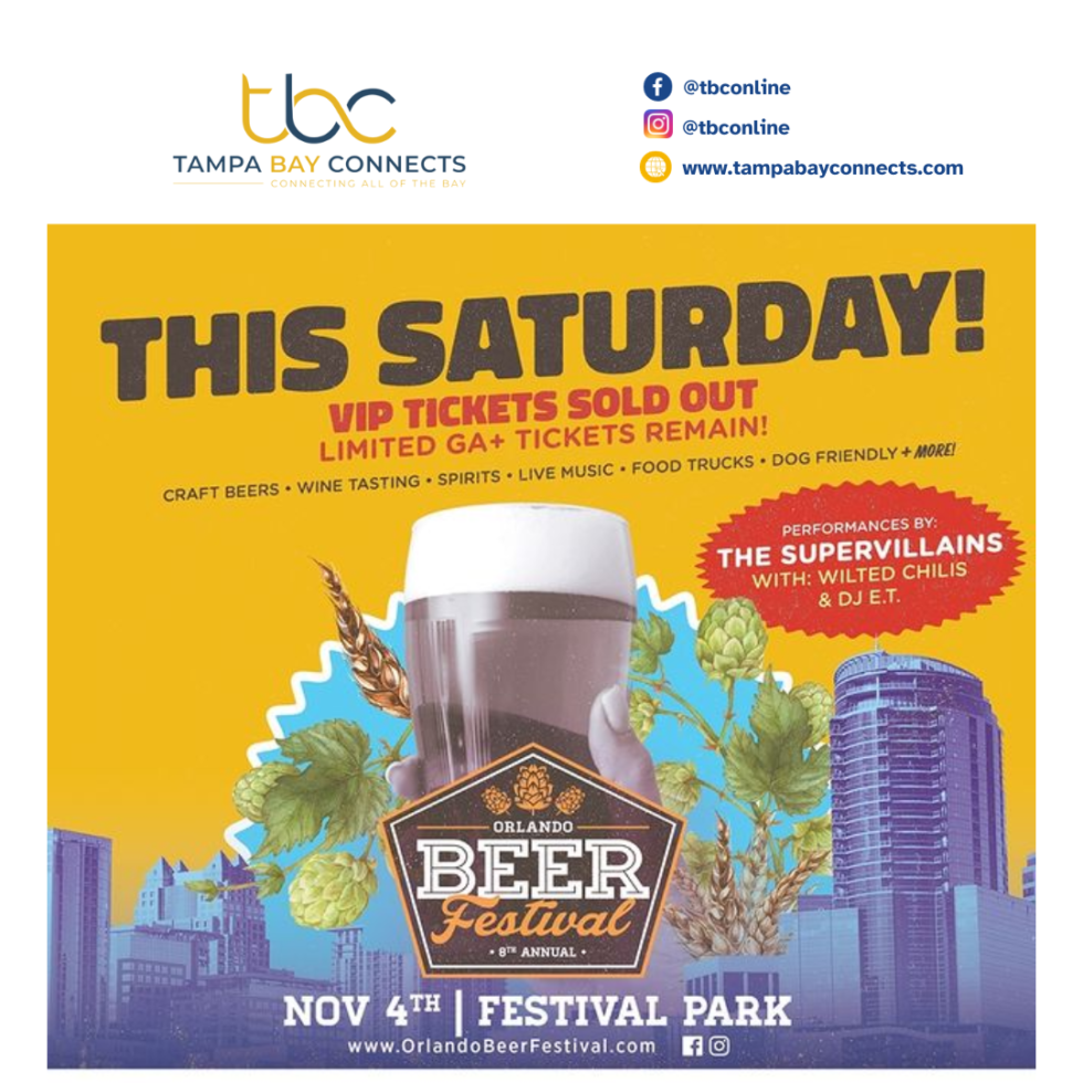 Win GA+ Tickets to the 8th Annual Orlando Beer Festival!