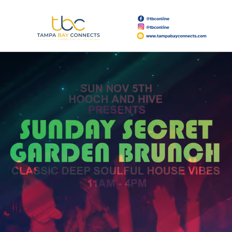 Sunday Secret Garden Brunch: A Chill Day at Hooch & Hive