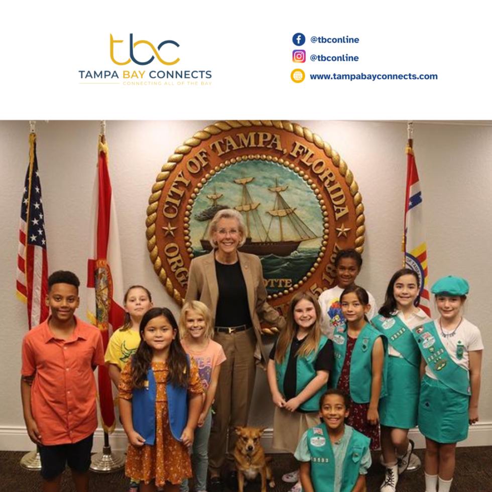 Scouts Visit Tampa Mayor, Embrace Inspirational Storytime